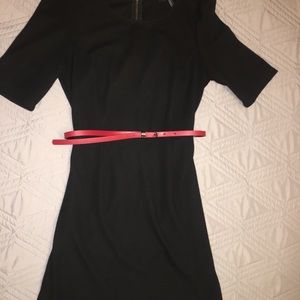 Black 1/4 Sleeved Dress